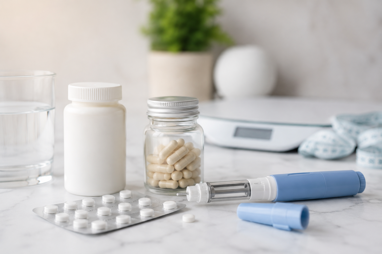 Ricercatore che analizza dati clinici sui nuovi farmaci per l'obesità in laboratorio